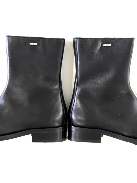 OUR LEGACY Camion Boot Black Leather EU 44 US 11 Zip Square Toe NIB Vibram main image 7